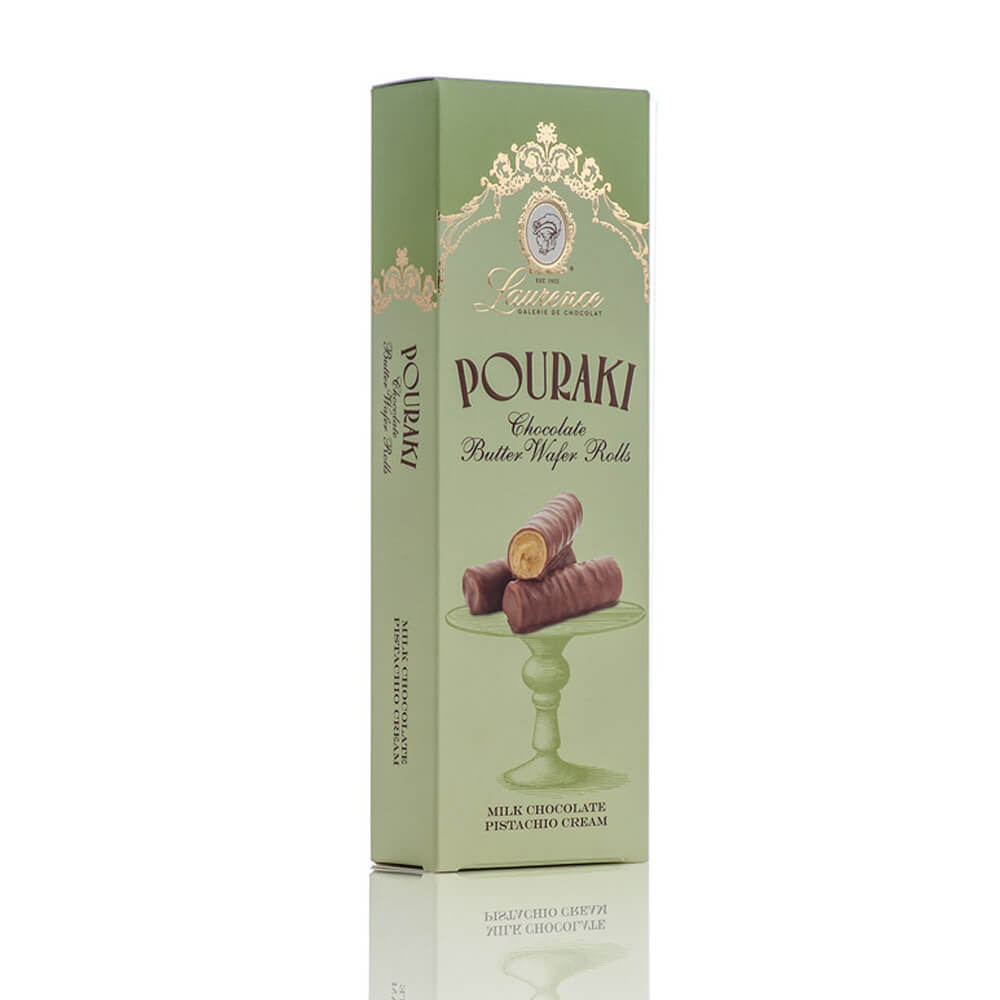 Laurence Milk Chocolate Pouraki with Pistachio Cream